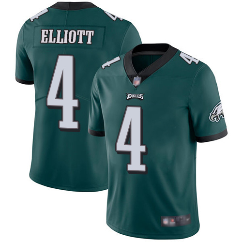 Men Philadelphia Eagles 4 Jake Elliott Midnight Green Team Color Vapor Untouchable NFL Jersey Limited Player